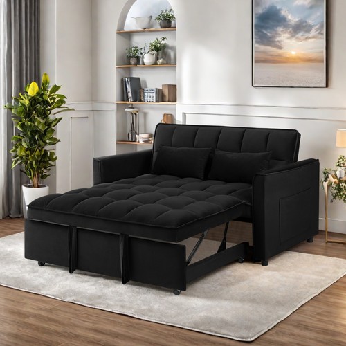 Modern futon sofa - futon, bed